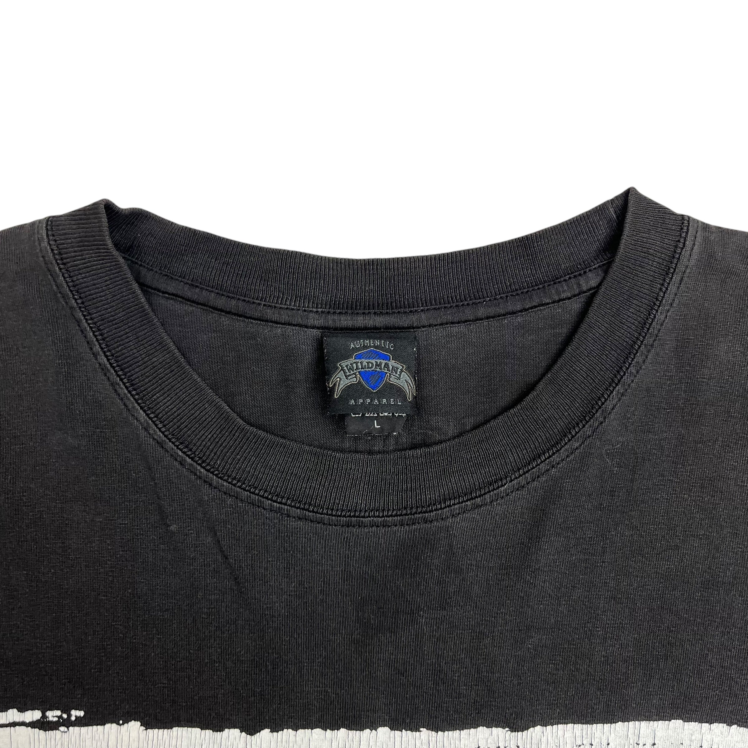 2002 New World Order WWF Wrestling Tee Black