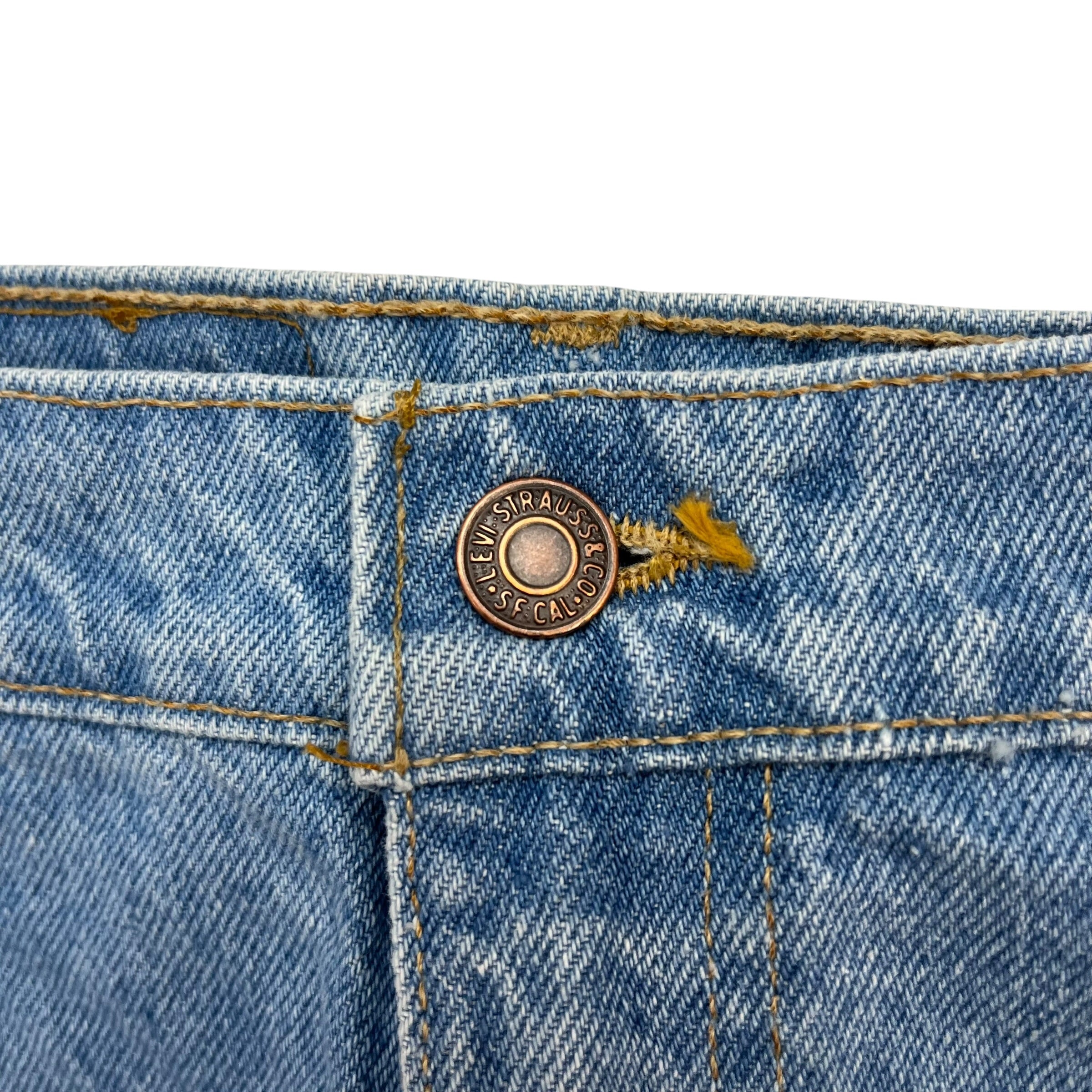 Vintage Levis Orange Tab 619 Denim Light Wash