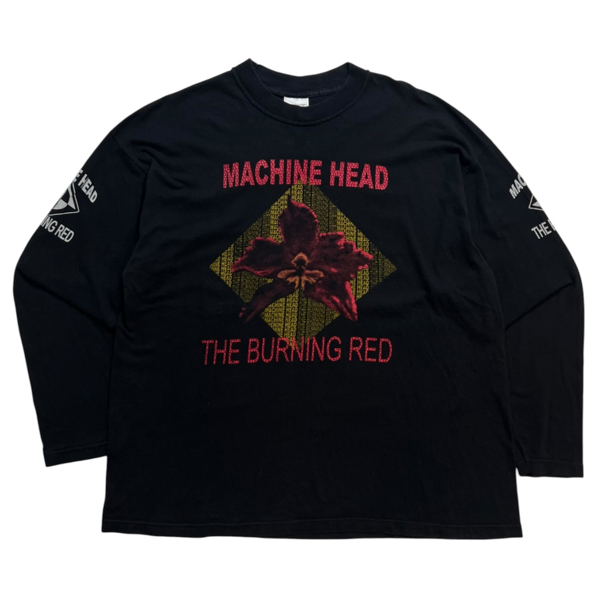 Vintage 1990’s Machine Head “The Burning Red” Long Sleeve T-Shirt Black