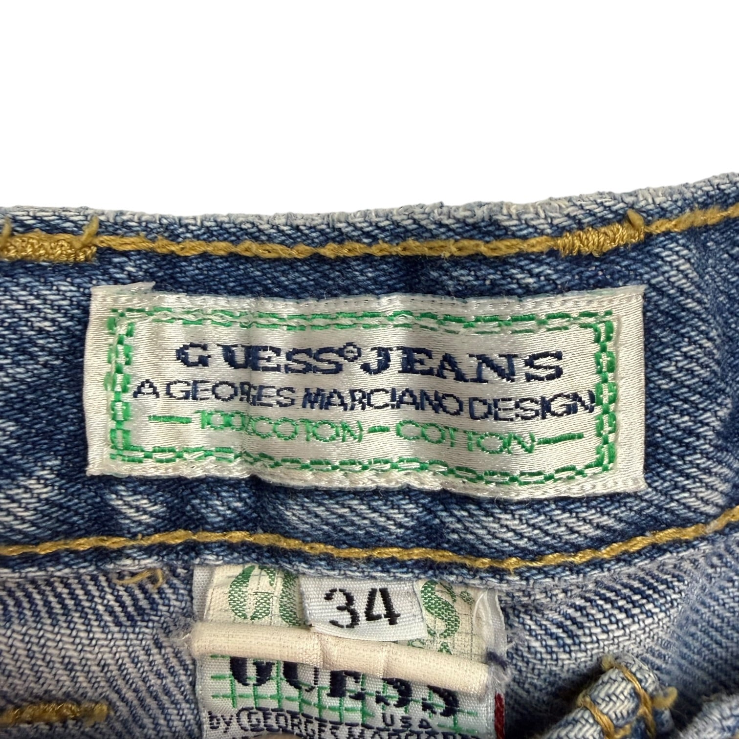 Vintage Guess Jeans Denim Pants Medium Wash