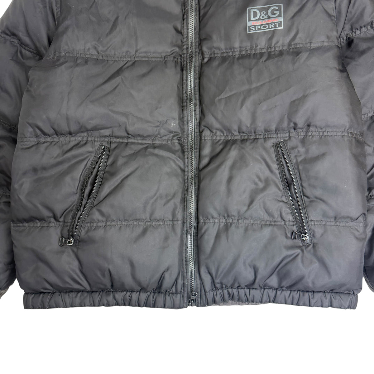 Vintage Dolce & Gabbana Sport Puffer Jacket Black