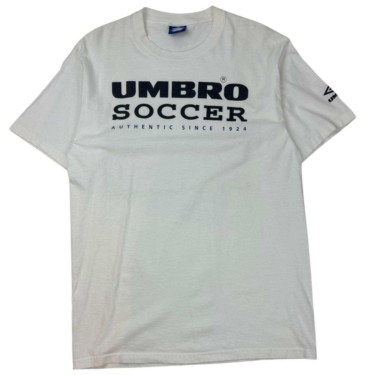 Vintage Umbro Soccer T-Shirt White