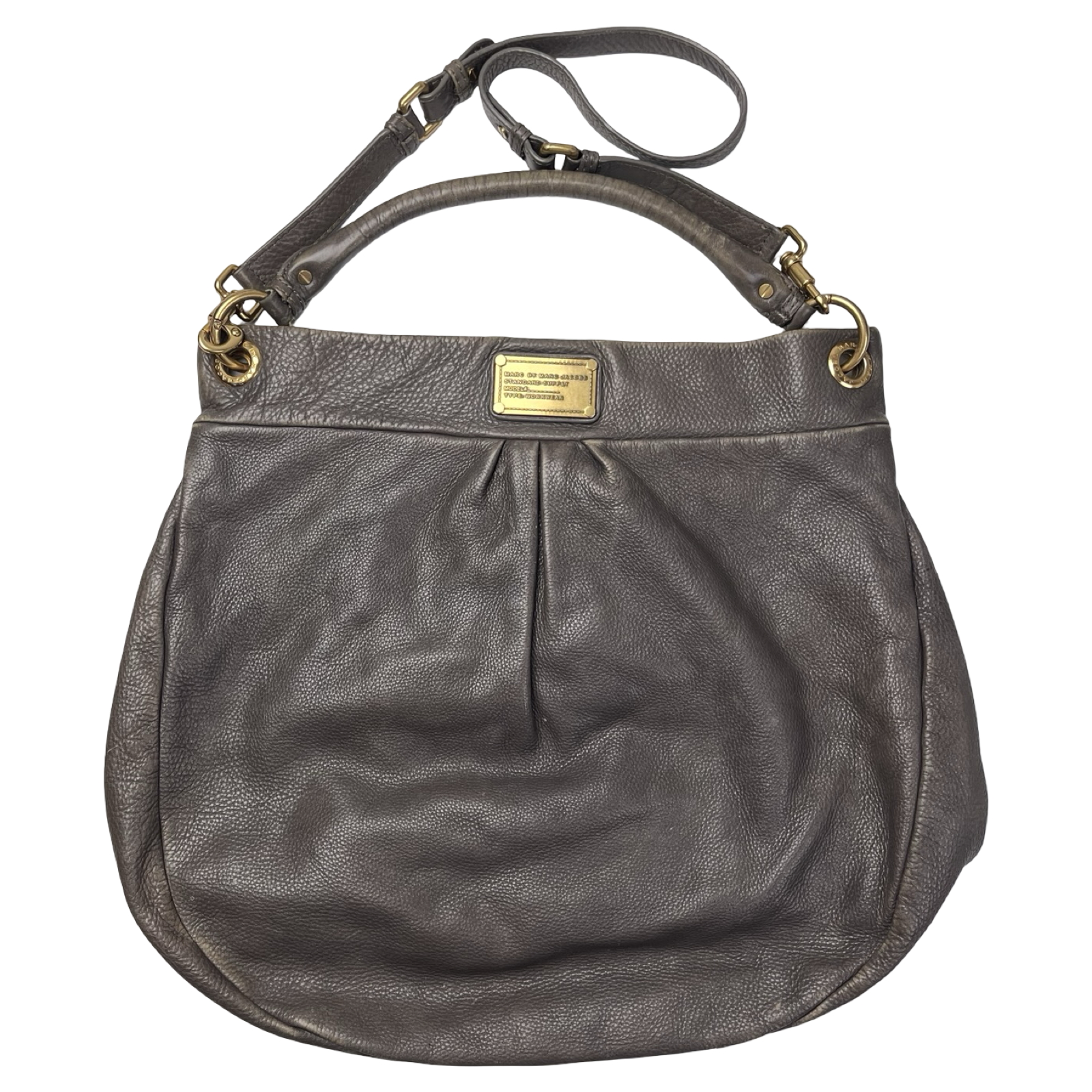 (W) Marc by Marc Jacobs Classic Q Hillier Hobo Bag Taupe