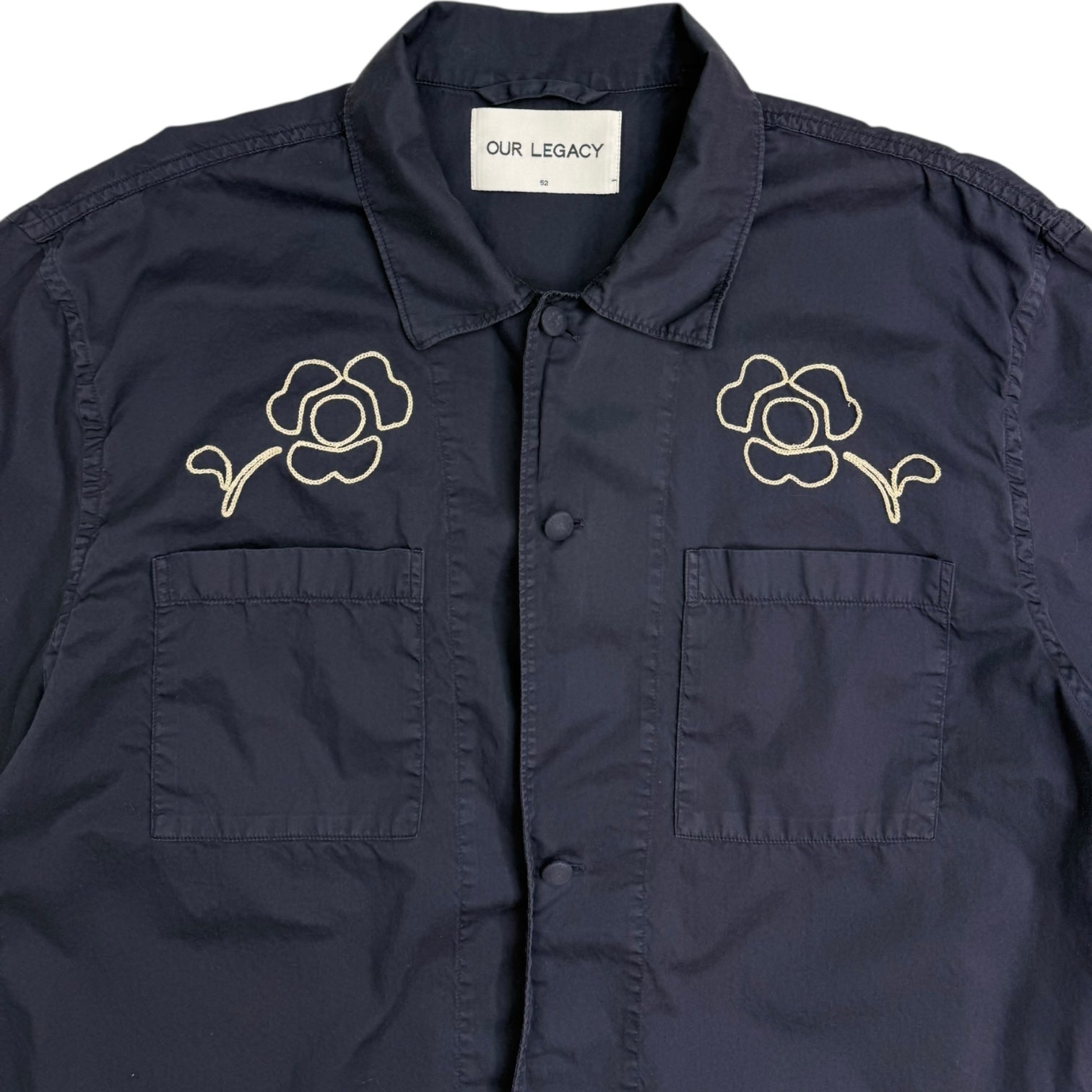 Our Legacy Splash Box Shirt Navy