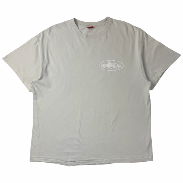 Corteiz Alcatraz Logo Tee Dark Cream
