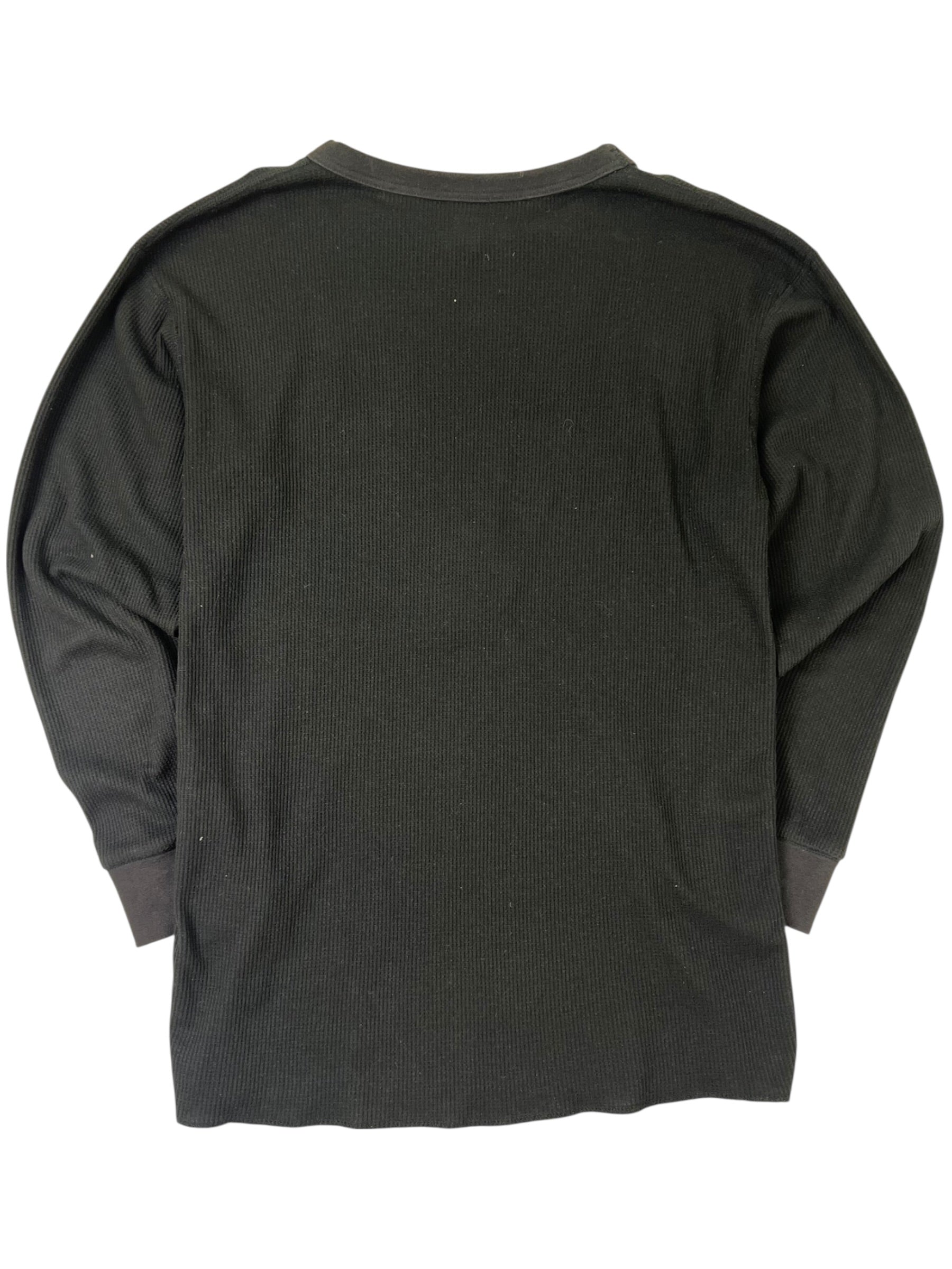 A Bathing Ape Ape Head Long Sleeve Thermal Black