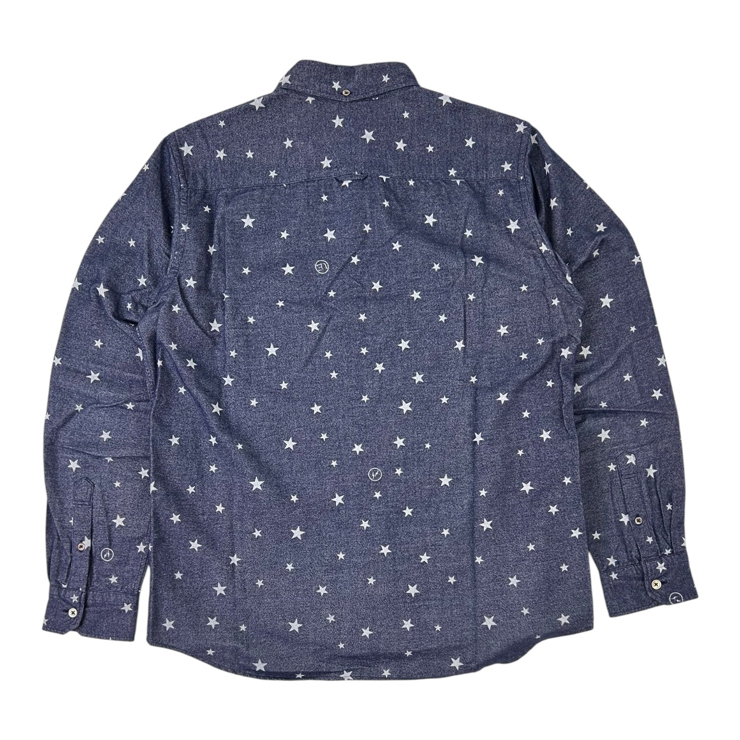 Uniform Experiment Star Flannel Long Sleeve Button Up Shirt