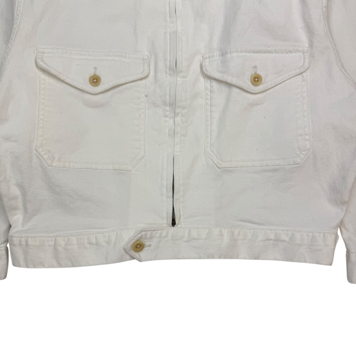 Buck Mason Felted Wool Rider Jacket White