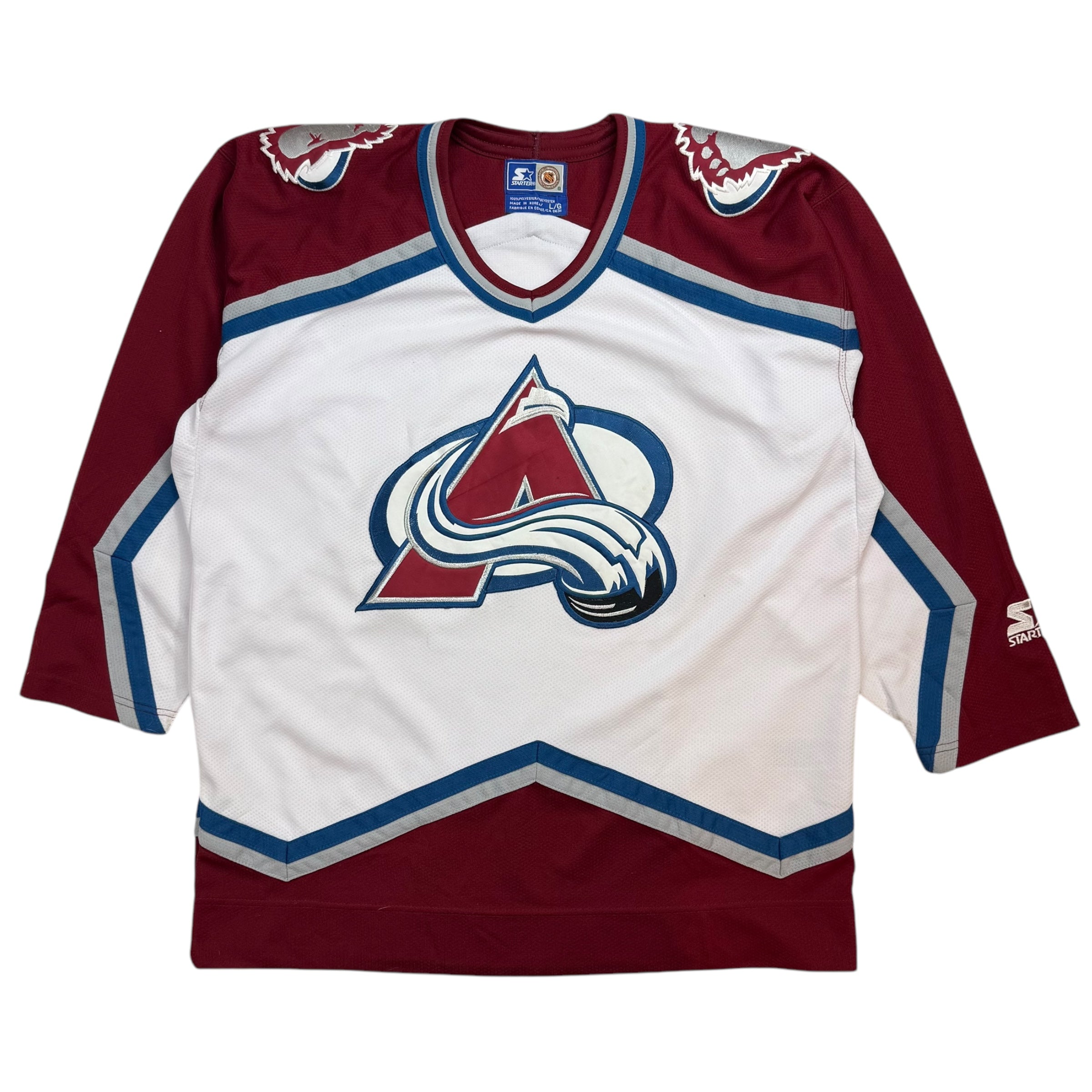 Vintage Starter Colorado Avalanche Away Jersey