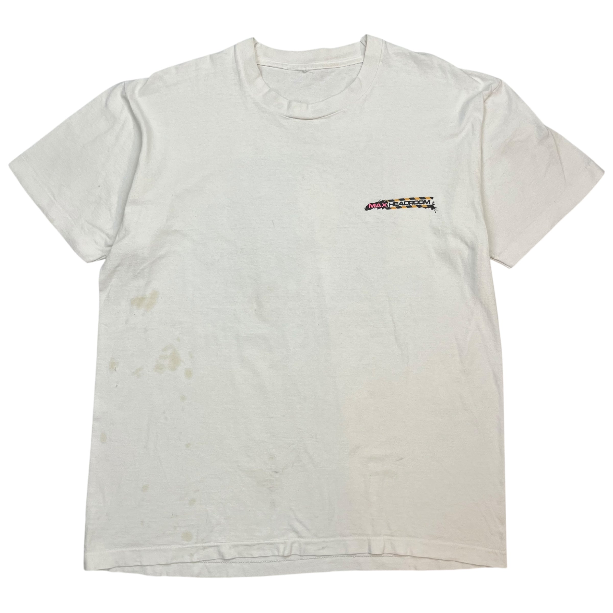 1987 Max Headroom Tee White