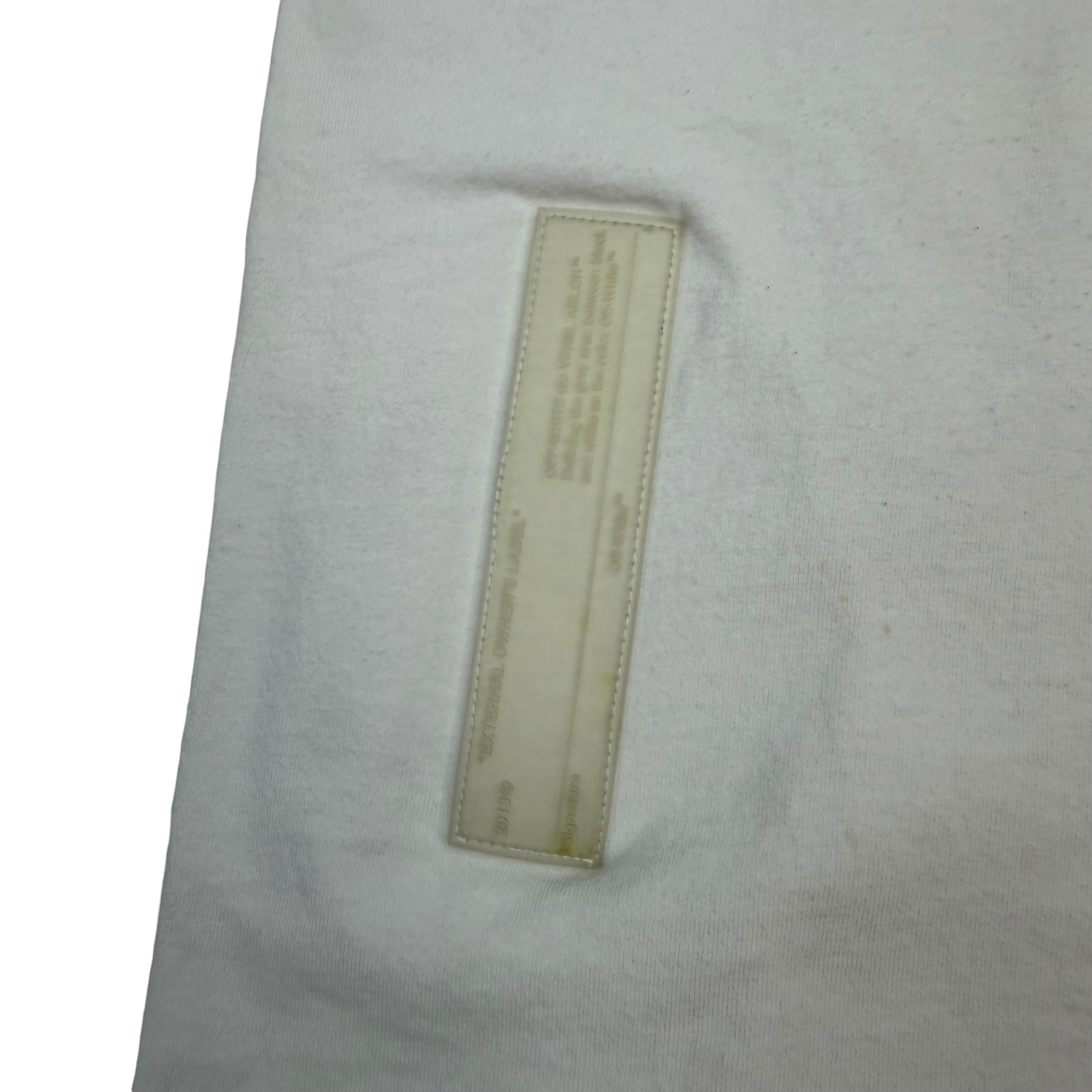 Off-White Firetape Yellow Arrow Tee White