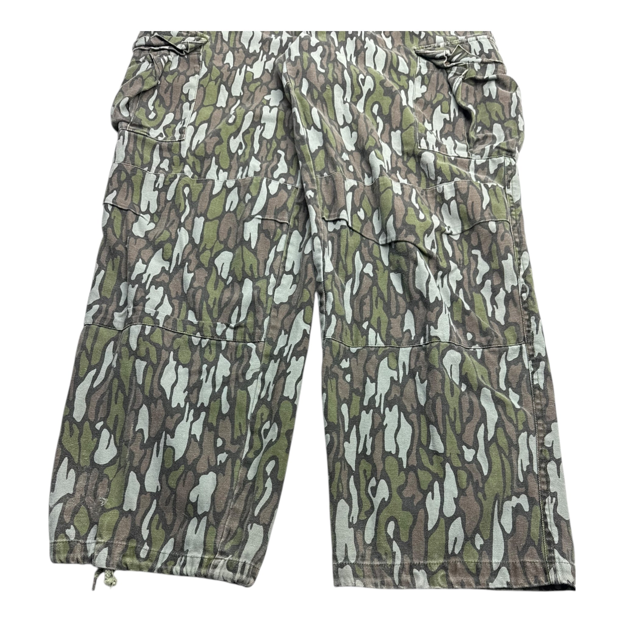 Vintage Tree Bark Camo Cargo Pants