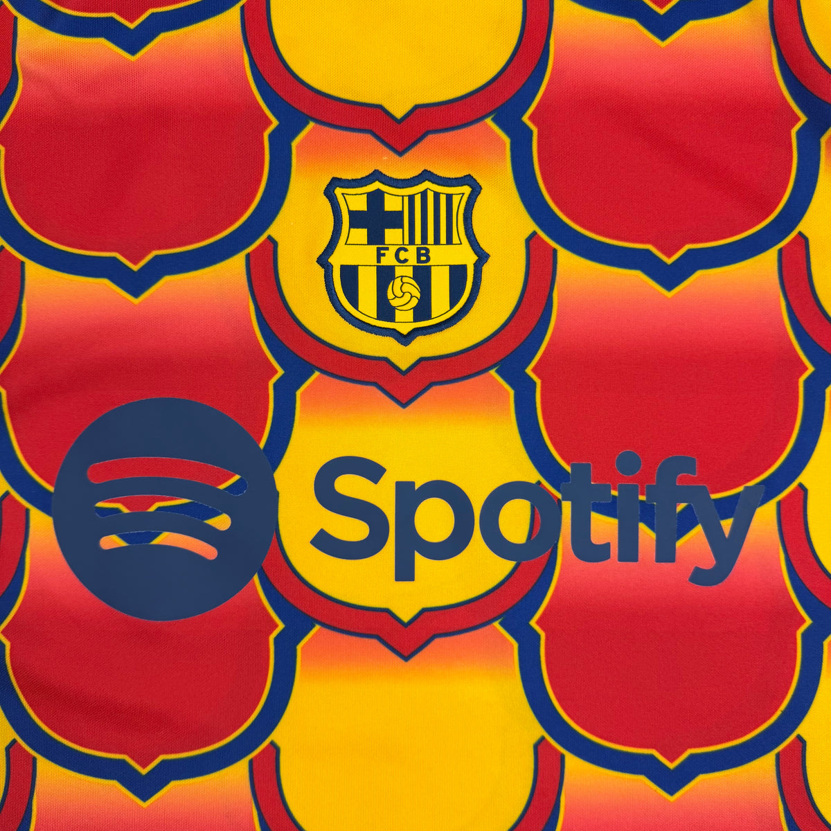 2023/24 Nike FC Barcelona Pre Match Shirt Yellow