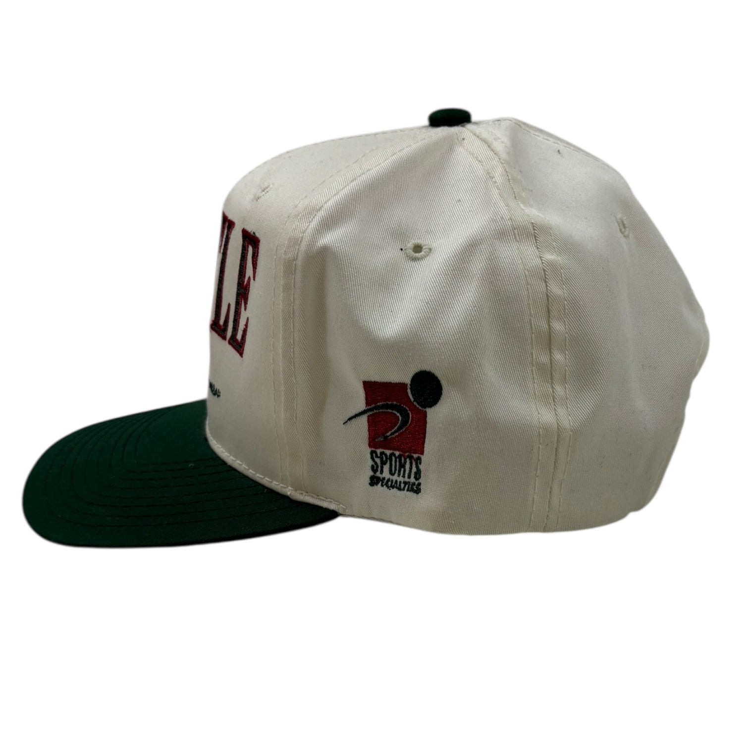 Vintage 1994 Seattle Sonics Sports Specialties SnapBack Hat White