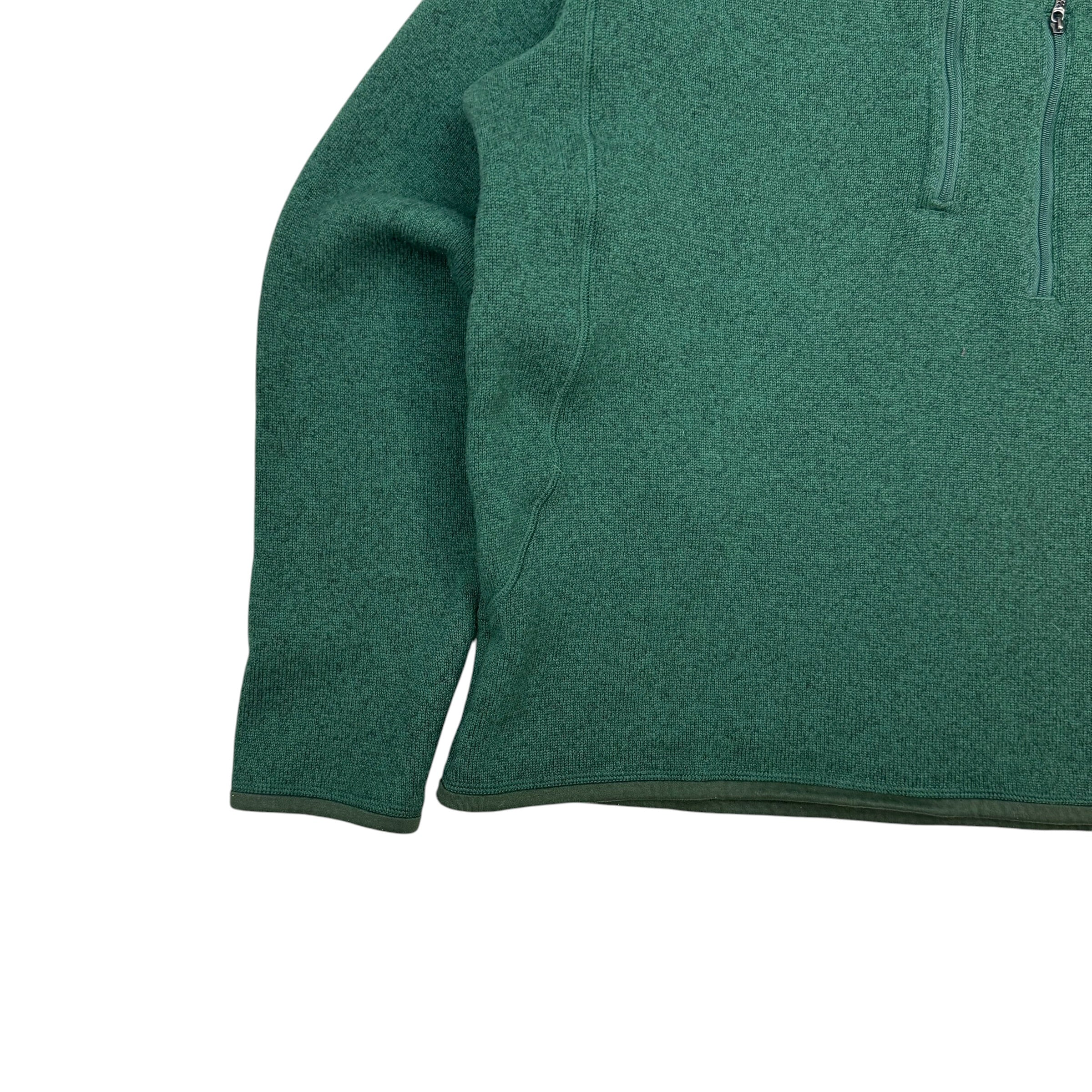 Vintage Patagonia Quarter Zip Fleece Green