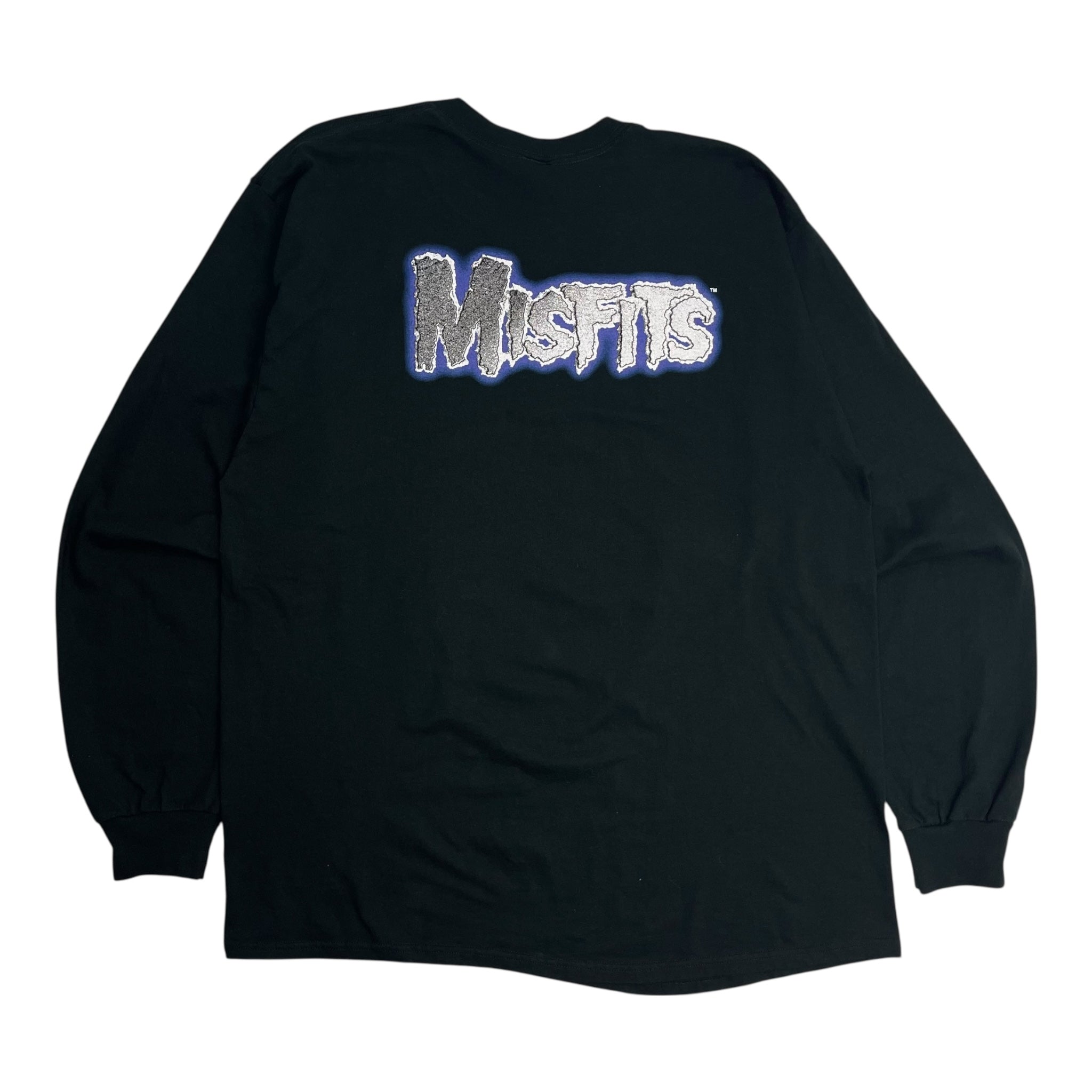 2001 Misfits Chrome Logo Longsleeve T-shirt Black