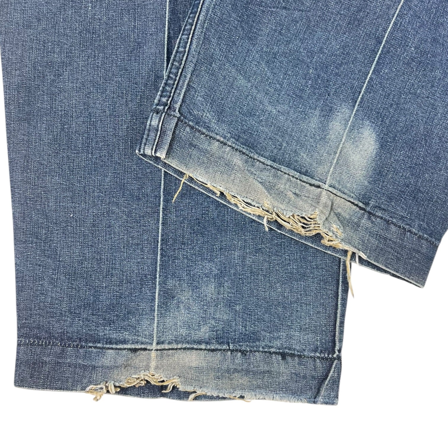 Vintage Karl Kani Baggy Denim Jeans Rear Logo Embroidery Utility Pockets