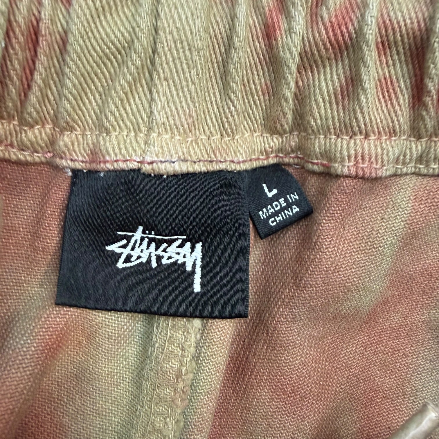 Stussy Dyed Easy Shorts Rust