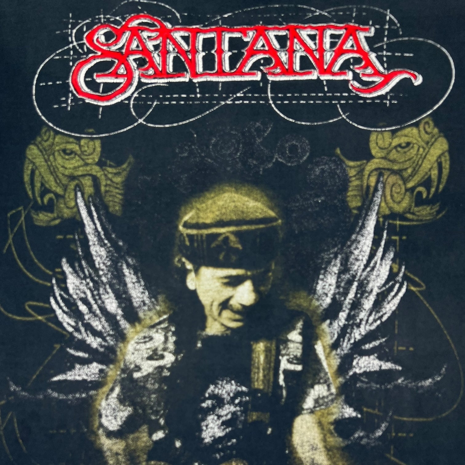 Vintage Santana “Heart Soul and Spirit” T-Shirt Black