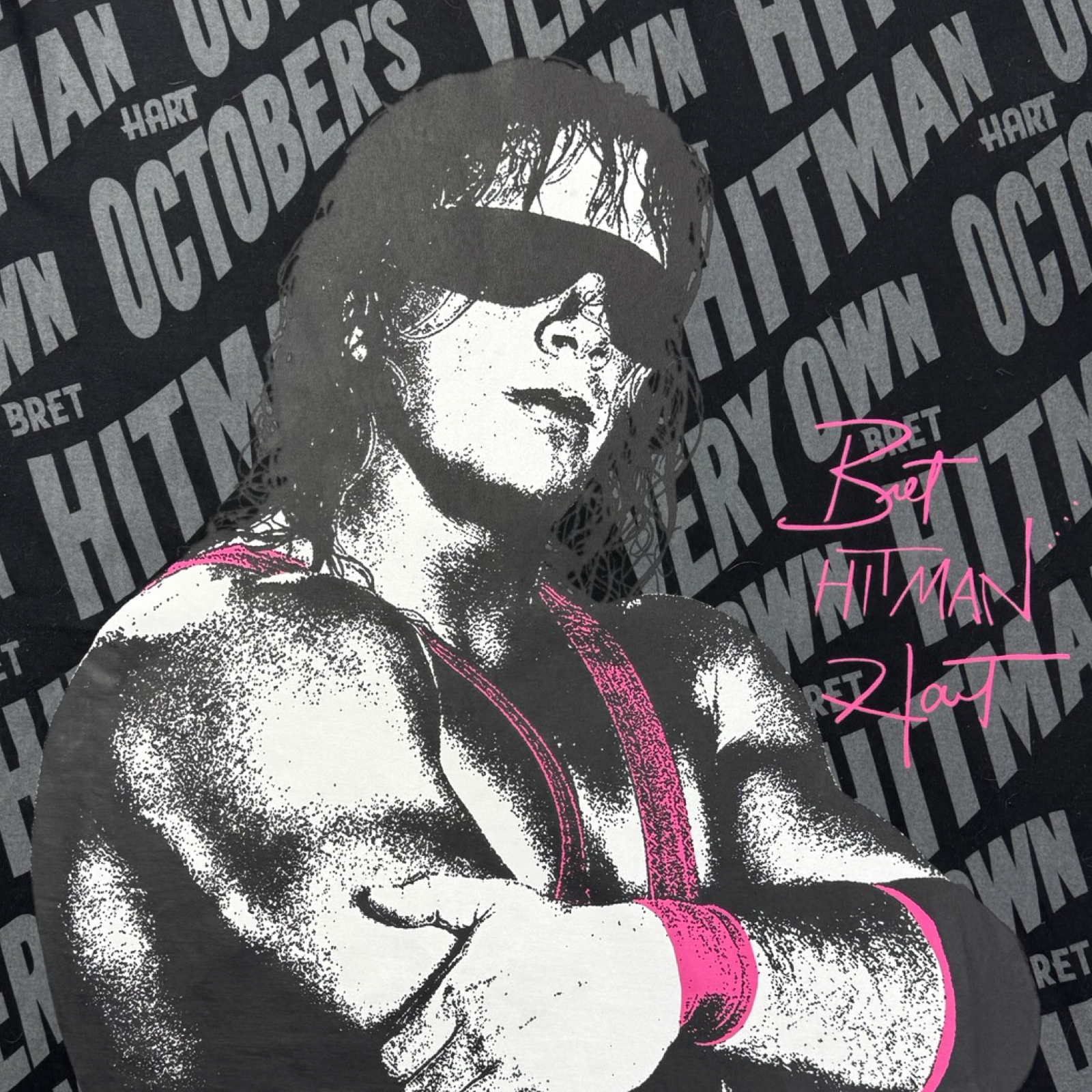 OVO x WWE Brett The Hitman Hart T-Shirt
