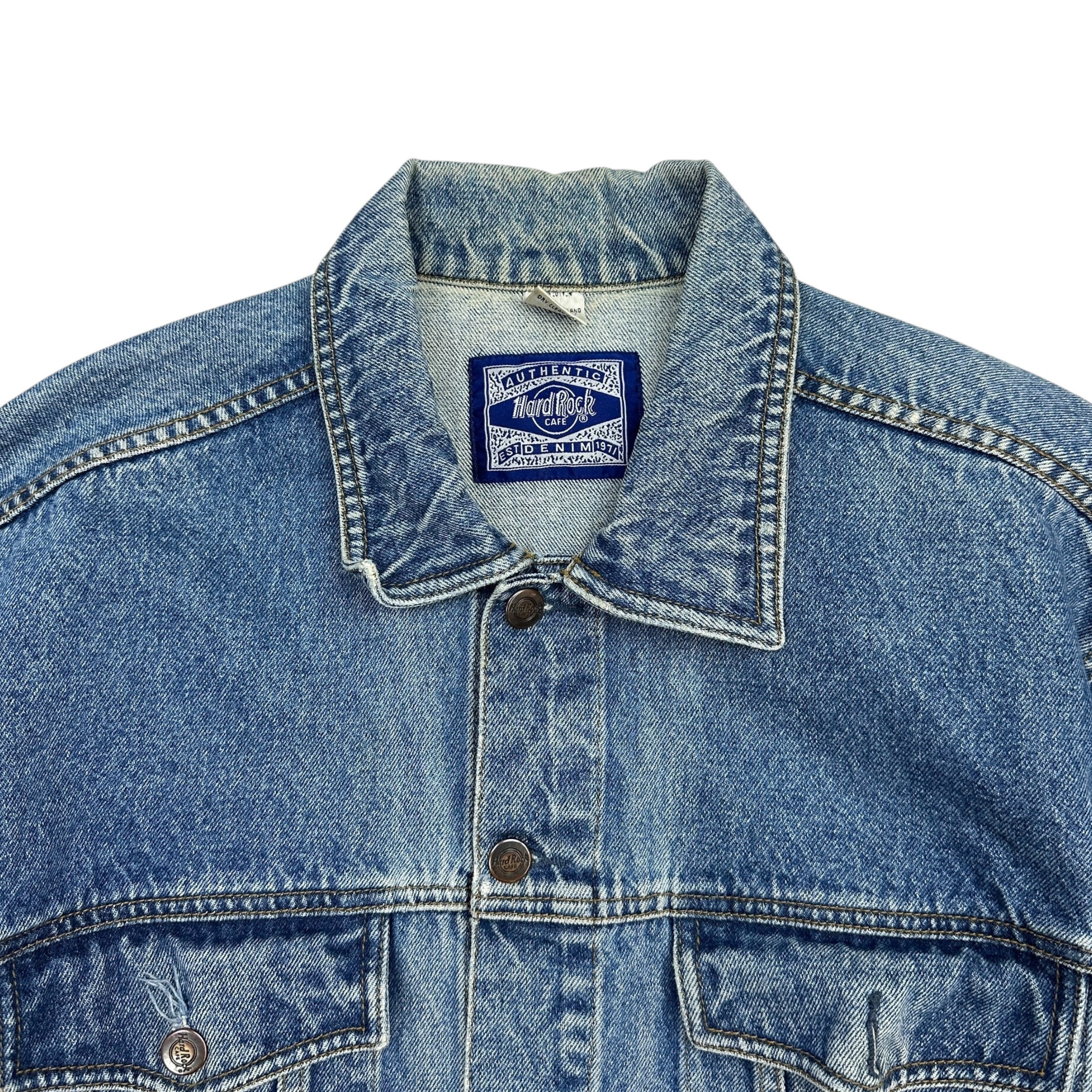 Vintage Hard Rock Cafe Kobe Denim Jacket