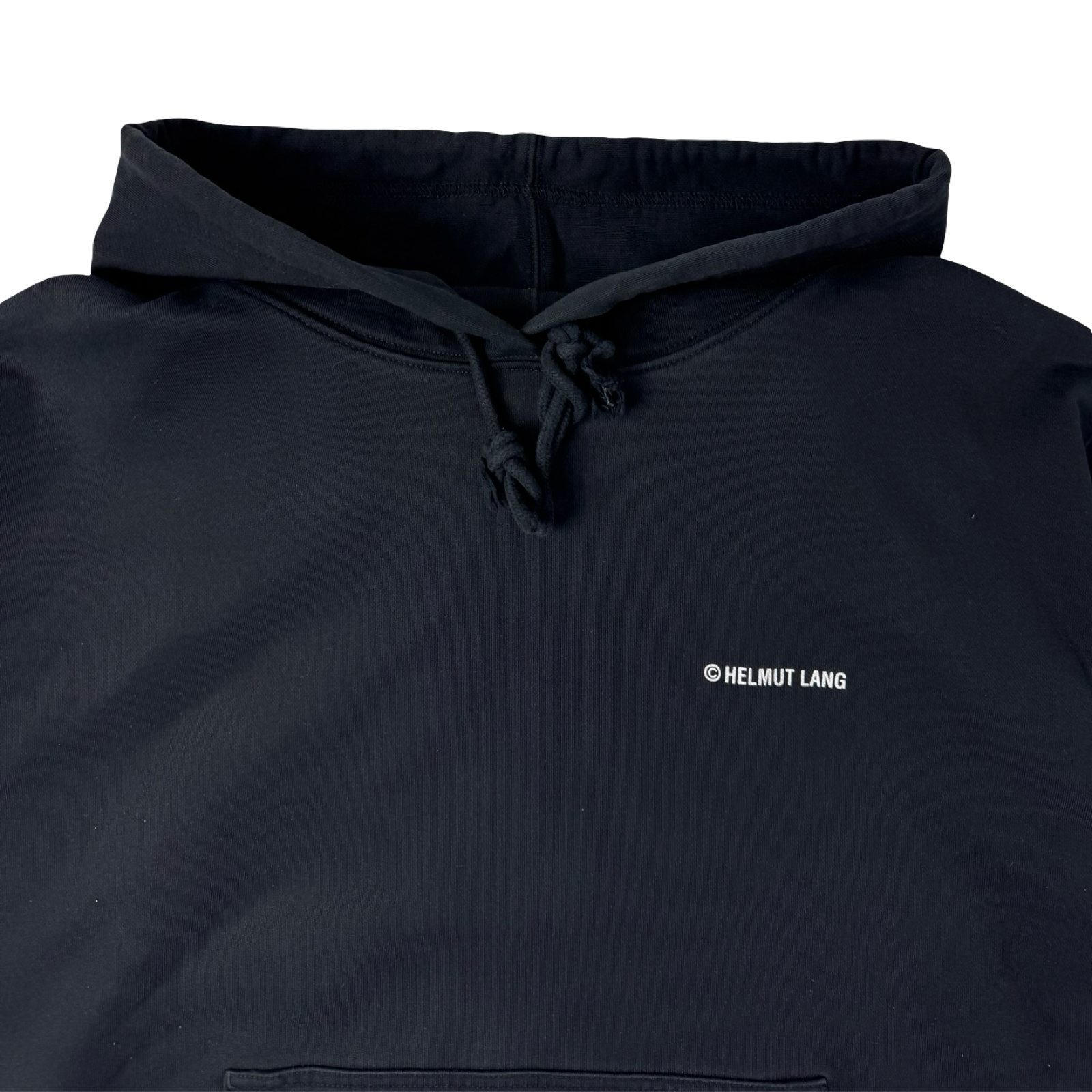 Helmut Lang Metallic Logo Hoodie