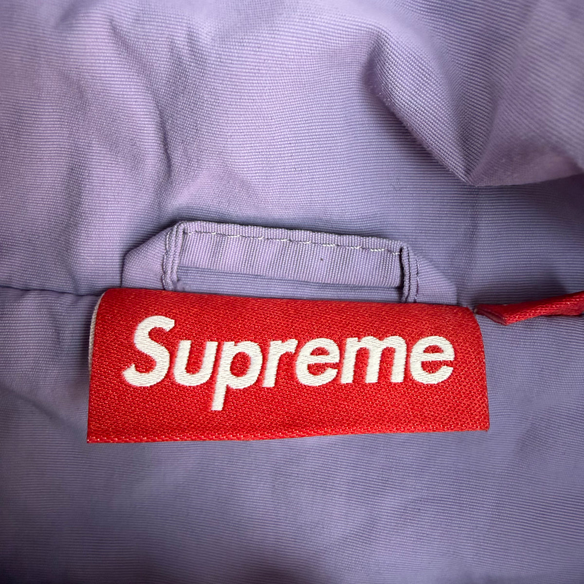Supreme Spellout Embroidered Track Jacket Dusty Purple