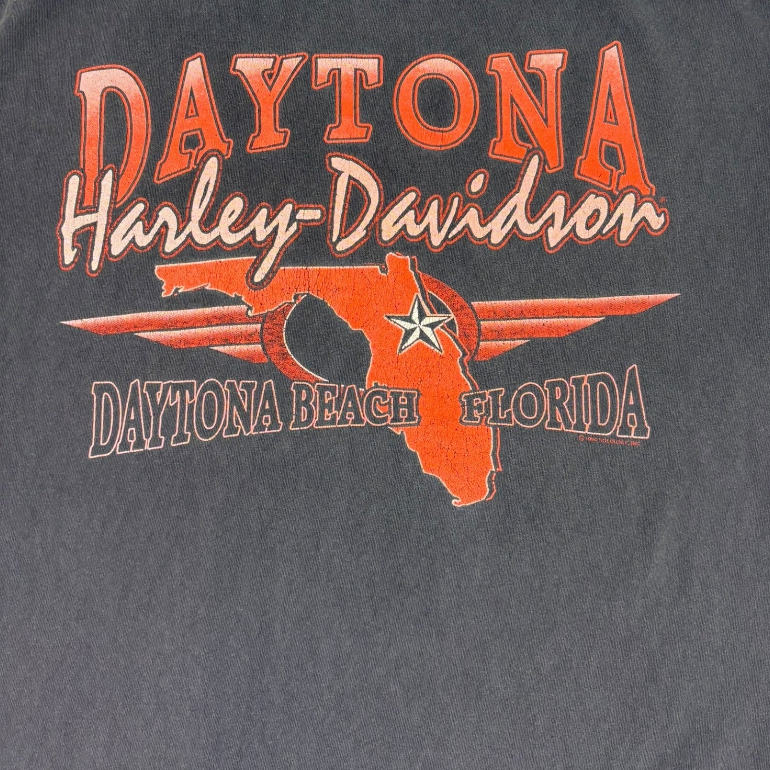 1995 Harley Davidson Daytona Bike Week T-Shirt Black