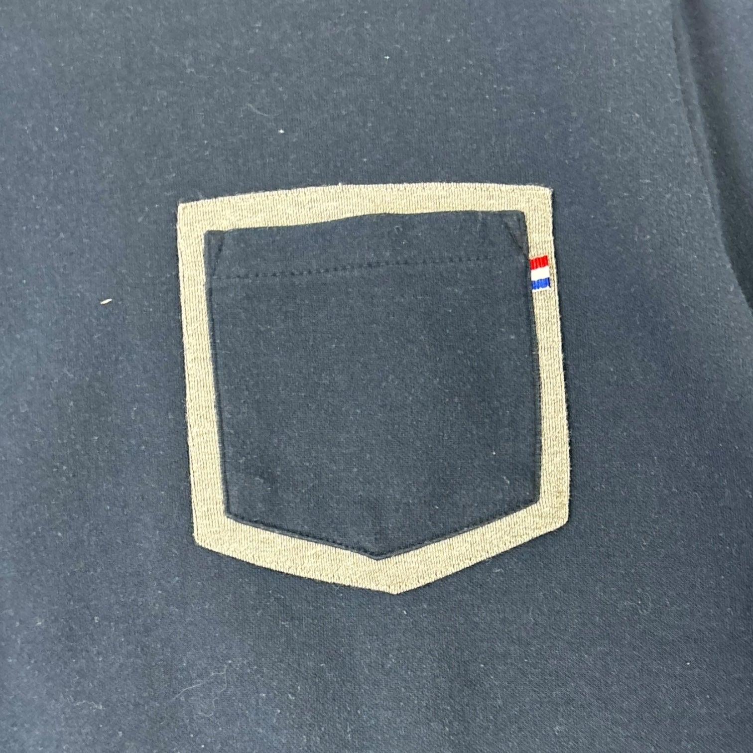 Beams Heart Pocket T-Shirt Navy