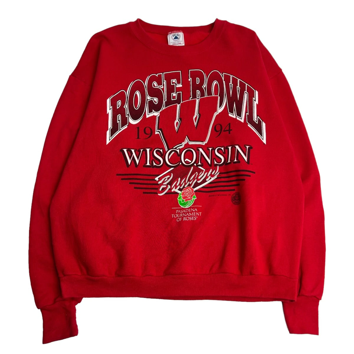1993 Wisconsin Badgers Rose Bowl Crewneck