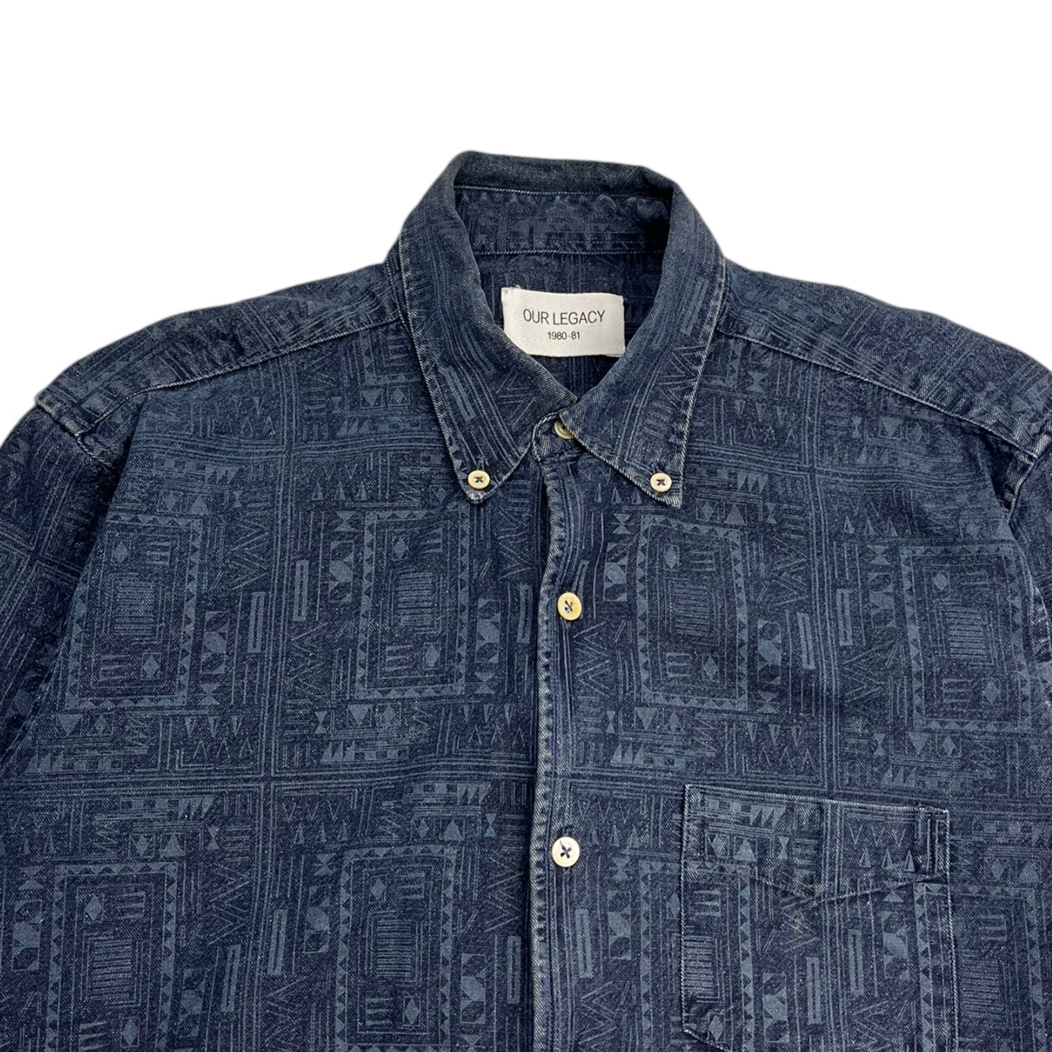 Our Legacy 1980-81 Indigo Button Shirt