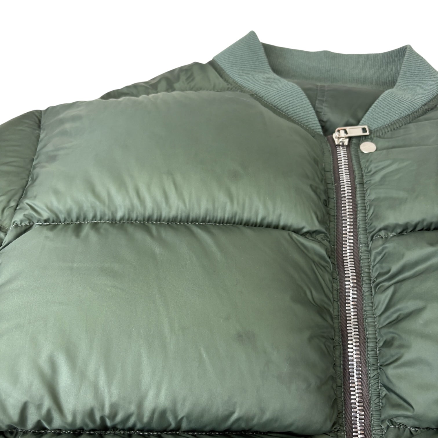 Rick Owens FW21 Gethsemane Puffer Jacket Army Green
