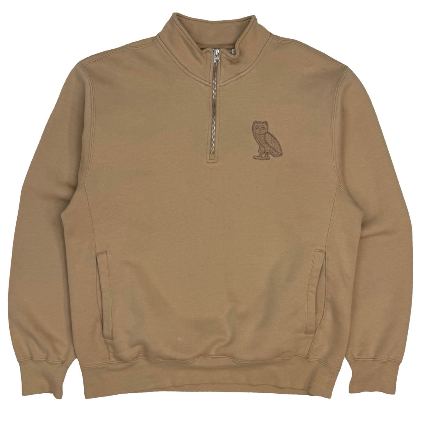 OVO Quarter Zip Sweatshirt Sand