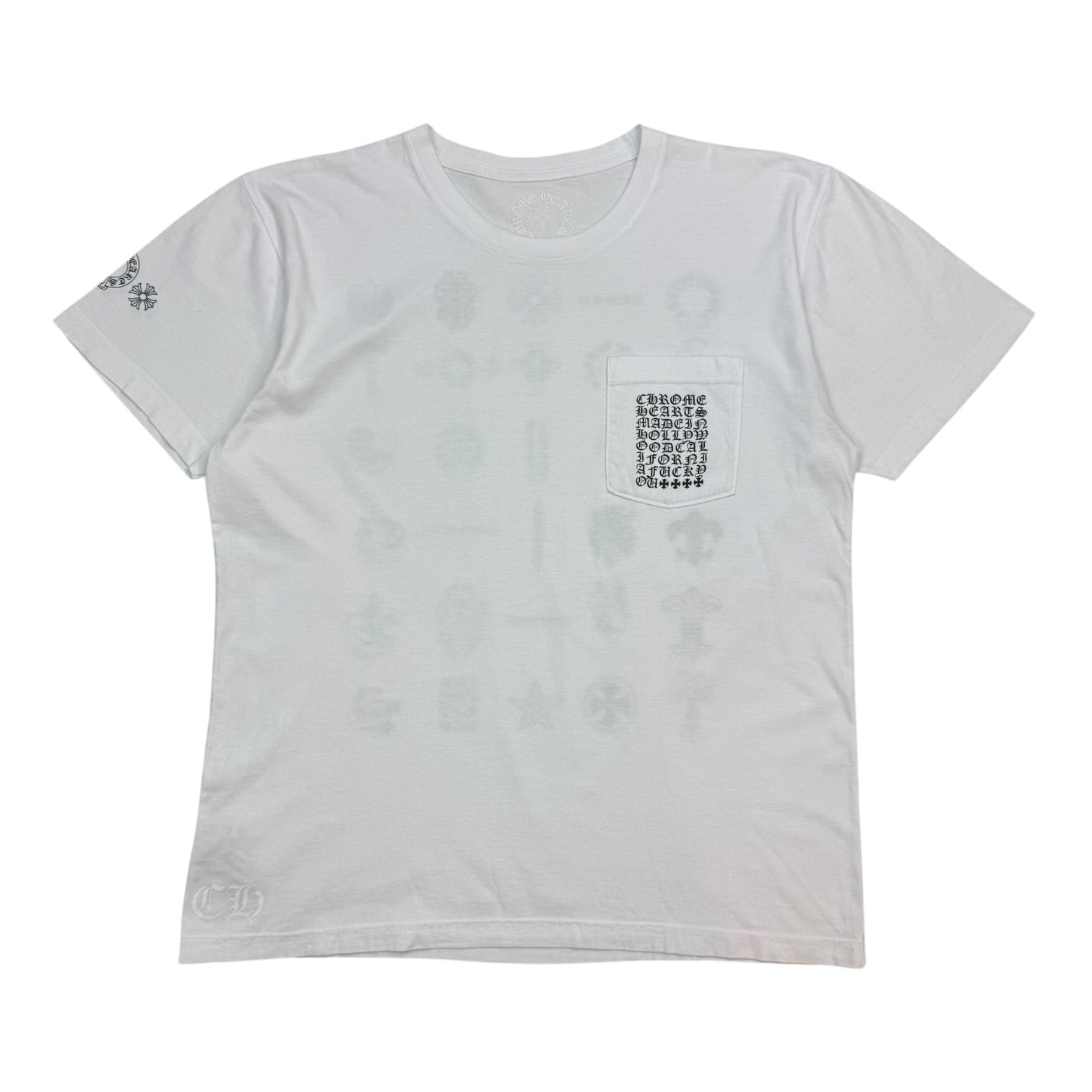Chrome Hearts Multi Logo Tee White