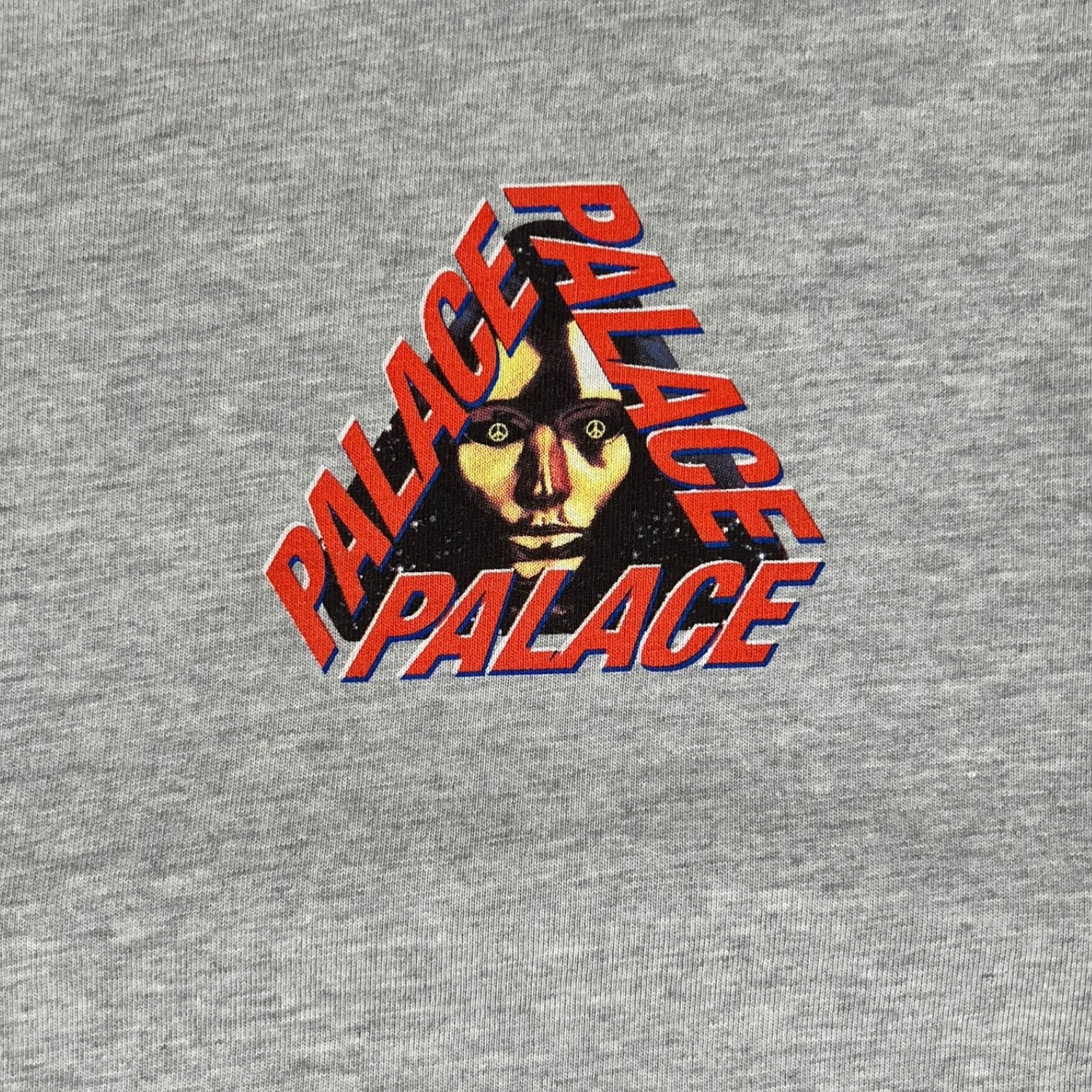 Palace “G Face” T-Shirt Grey