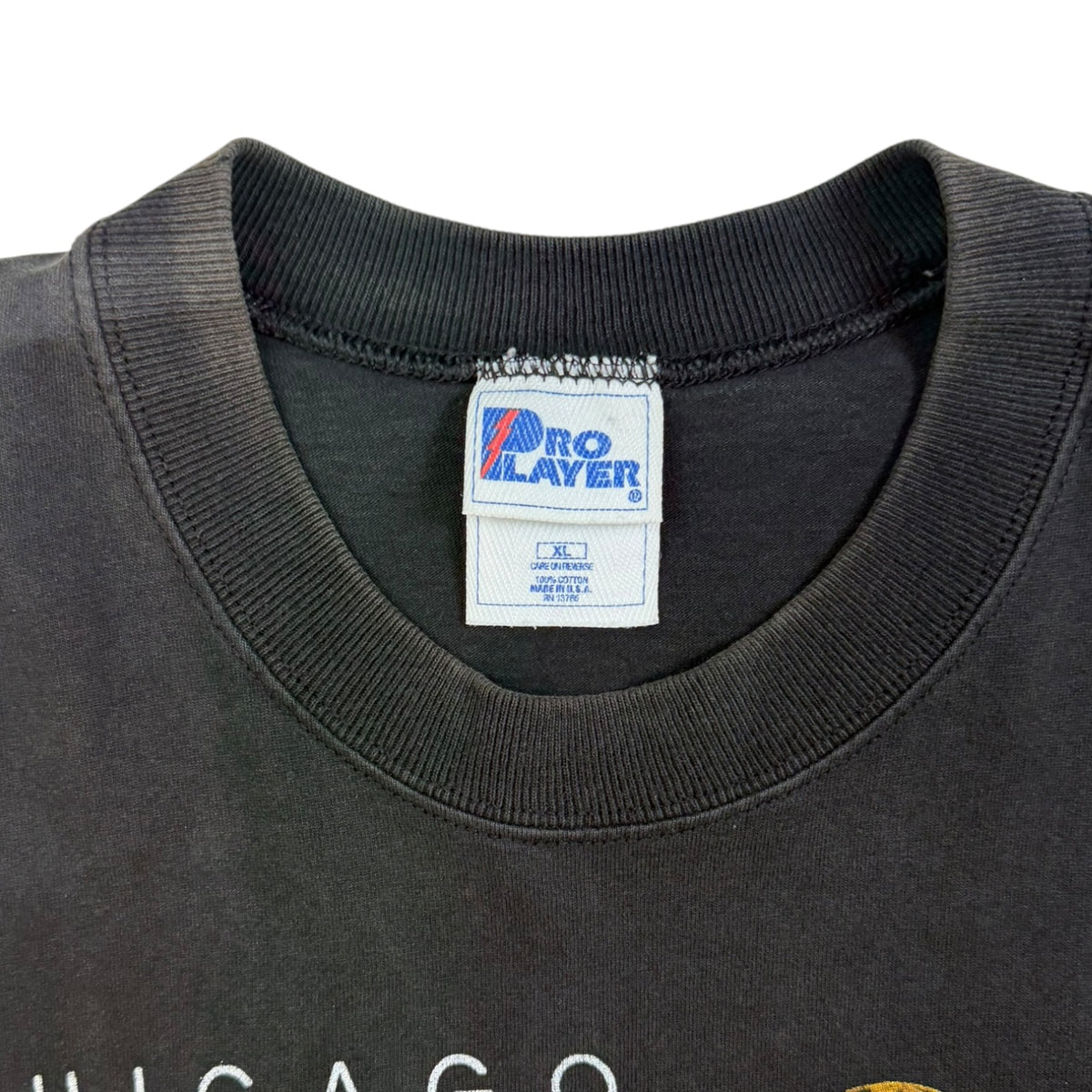 1998 Chicago Bulls 6 Time NBA Champion Pro Player T-Shirt Black