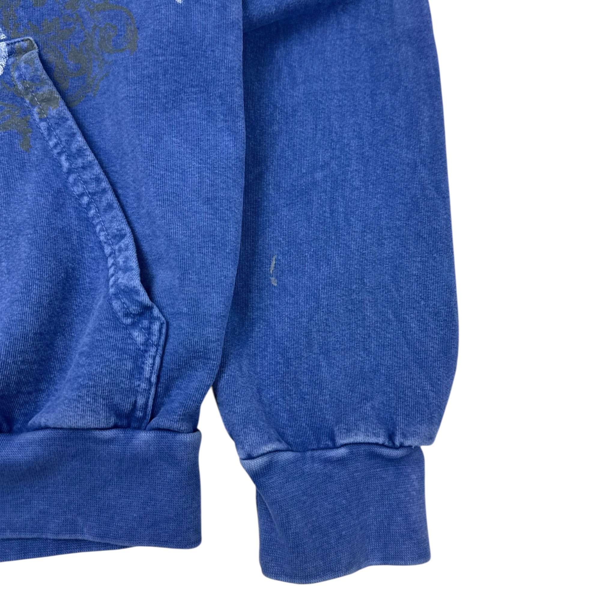 Vintage Y2K Affliction Twin Gryphons Pull Over Hoodie