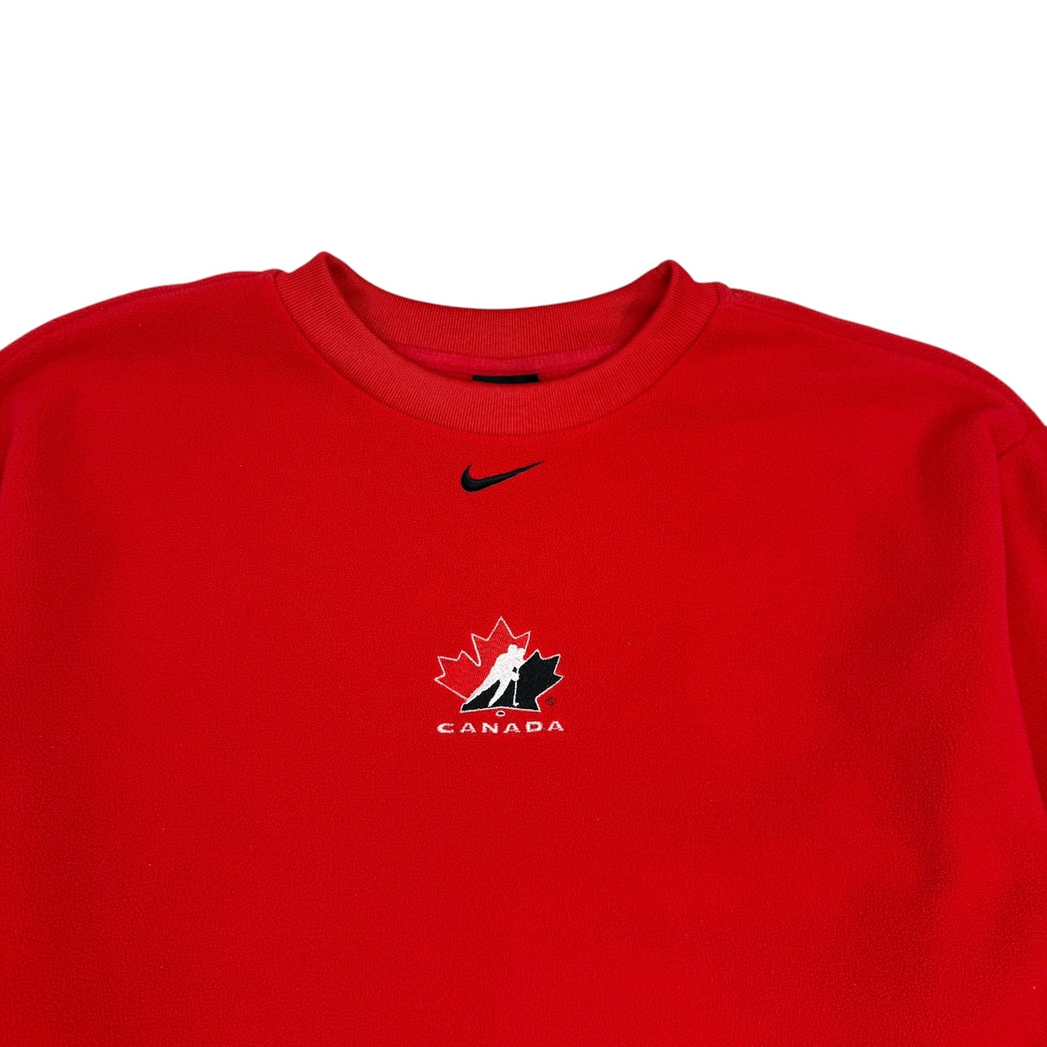 Vintage Nike Team Canada Fleece Crewneck Red