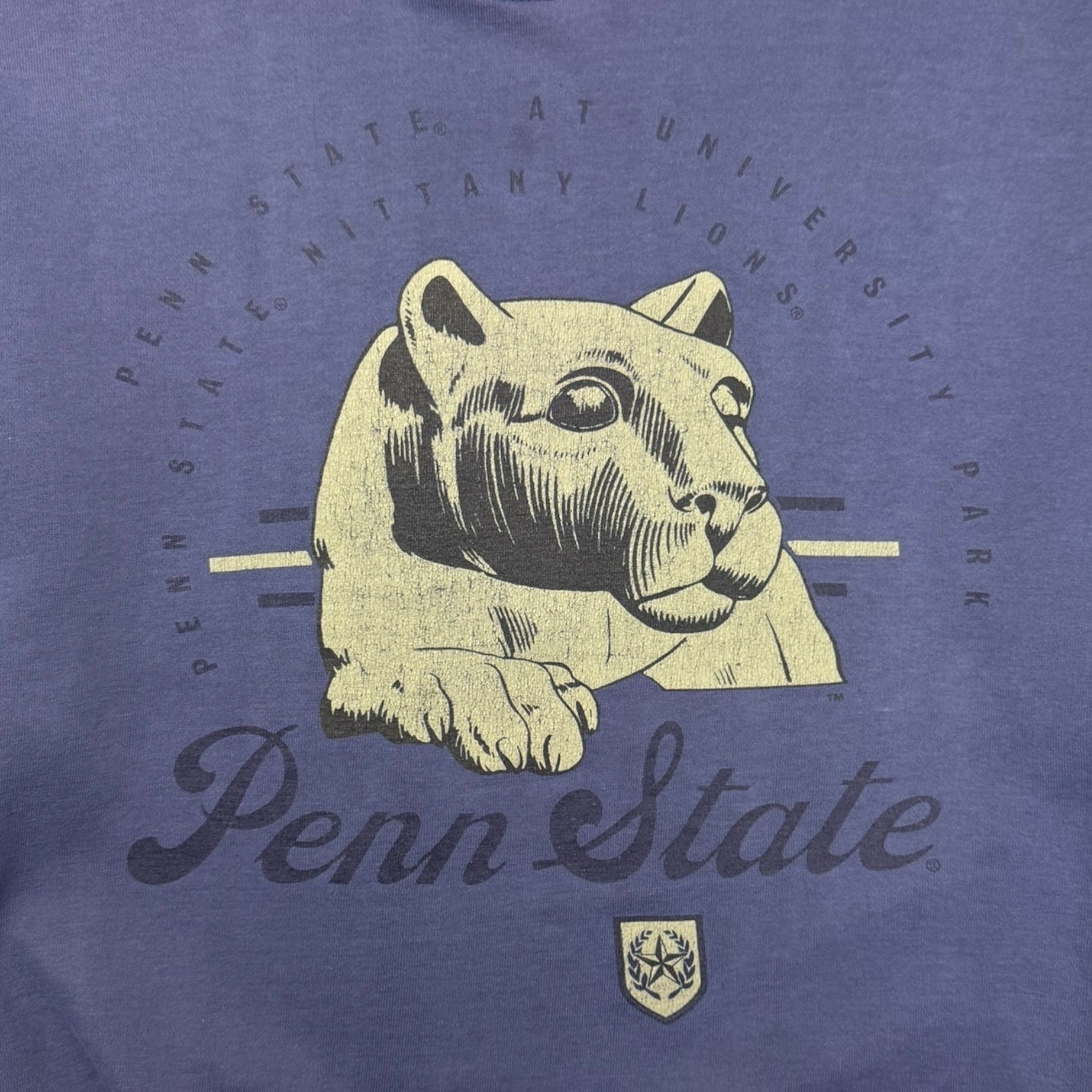 Vintage Penn State Nittany Lions Crewneck Faded Purple