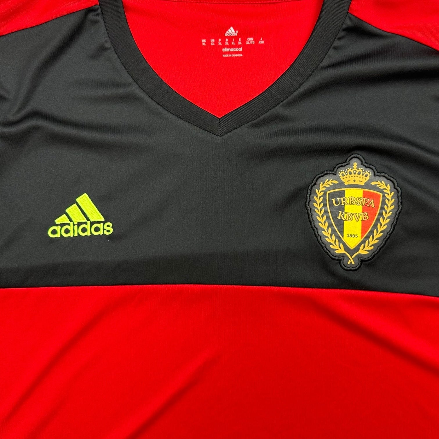 2016 Adidas Belgium Home Jersey