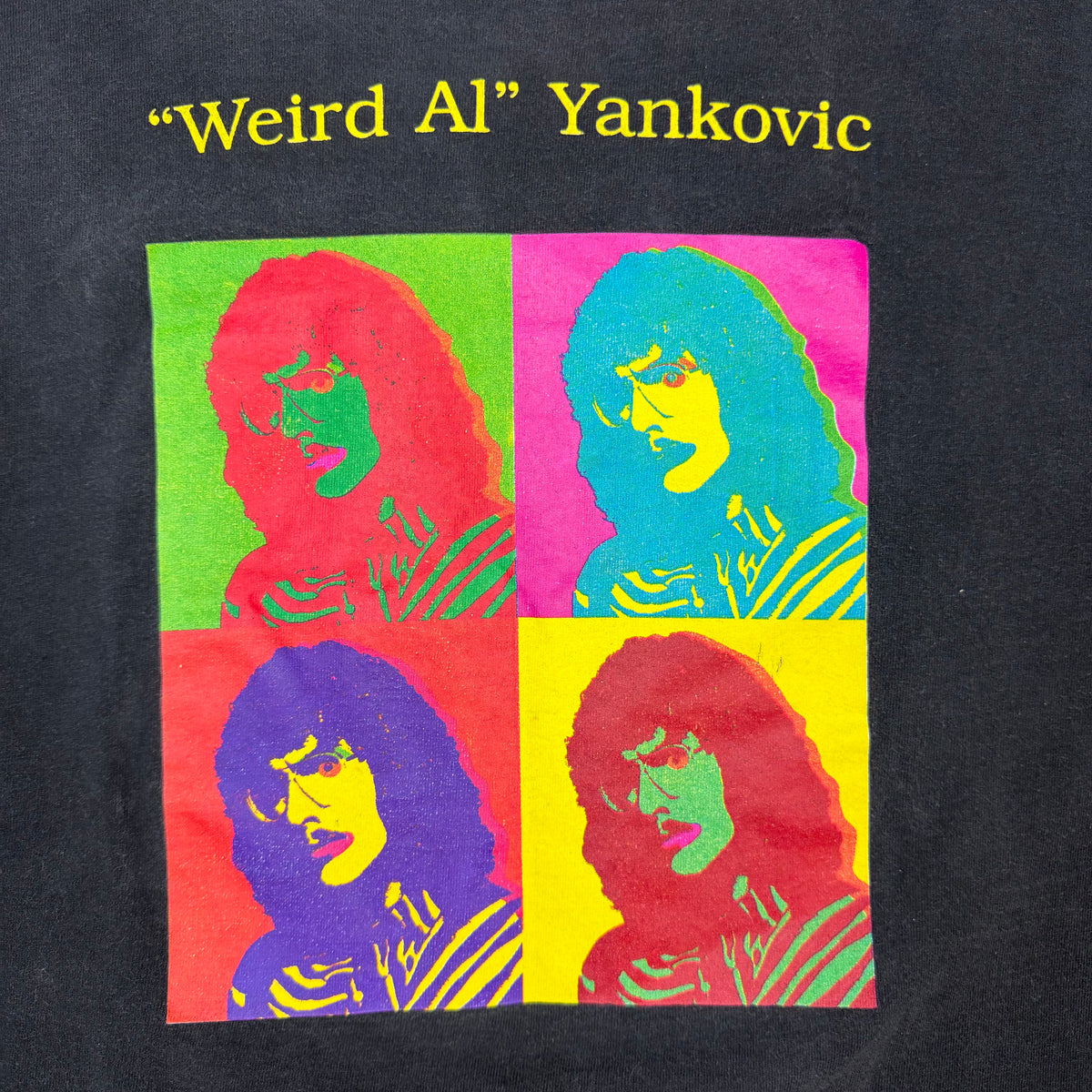 1995 Weird Al Yankovic Canadian Tour Tee Black