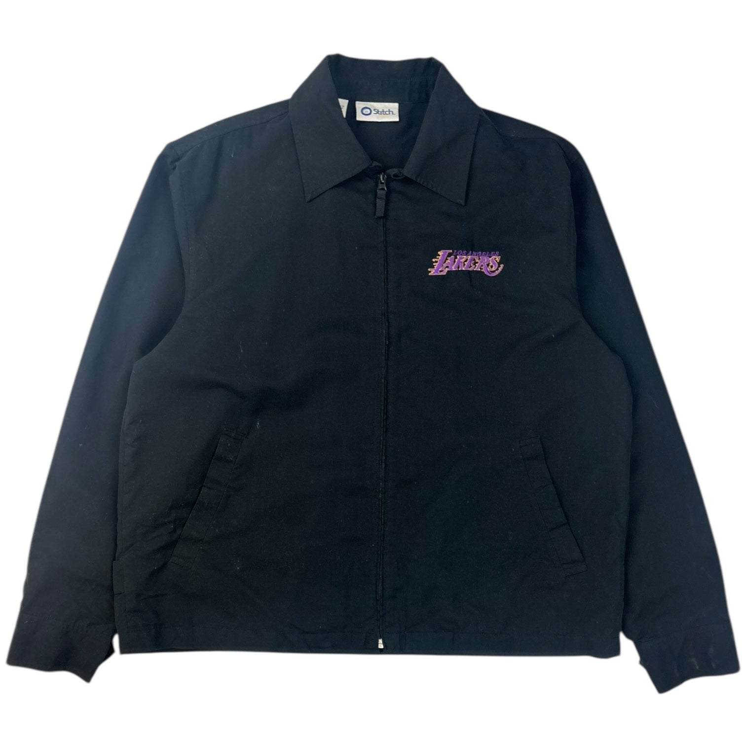 Vintage Los Angeles Lakers Work Jacket Black
