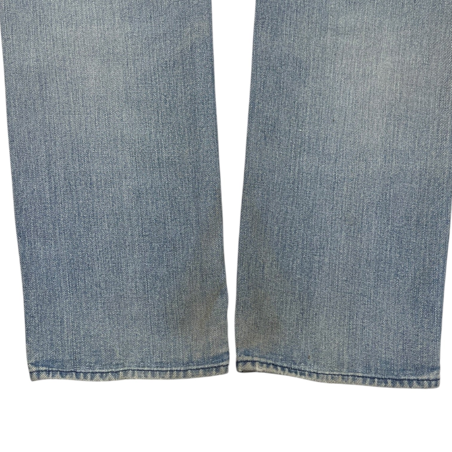 Vintage '70s Lee Straight Cut Denim Jeans Faded Wash