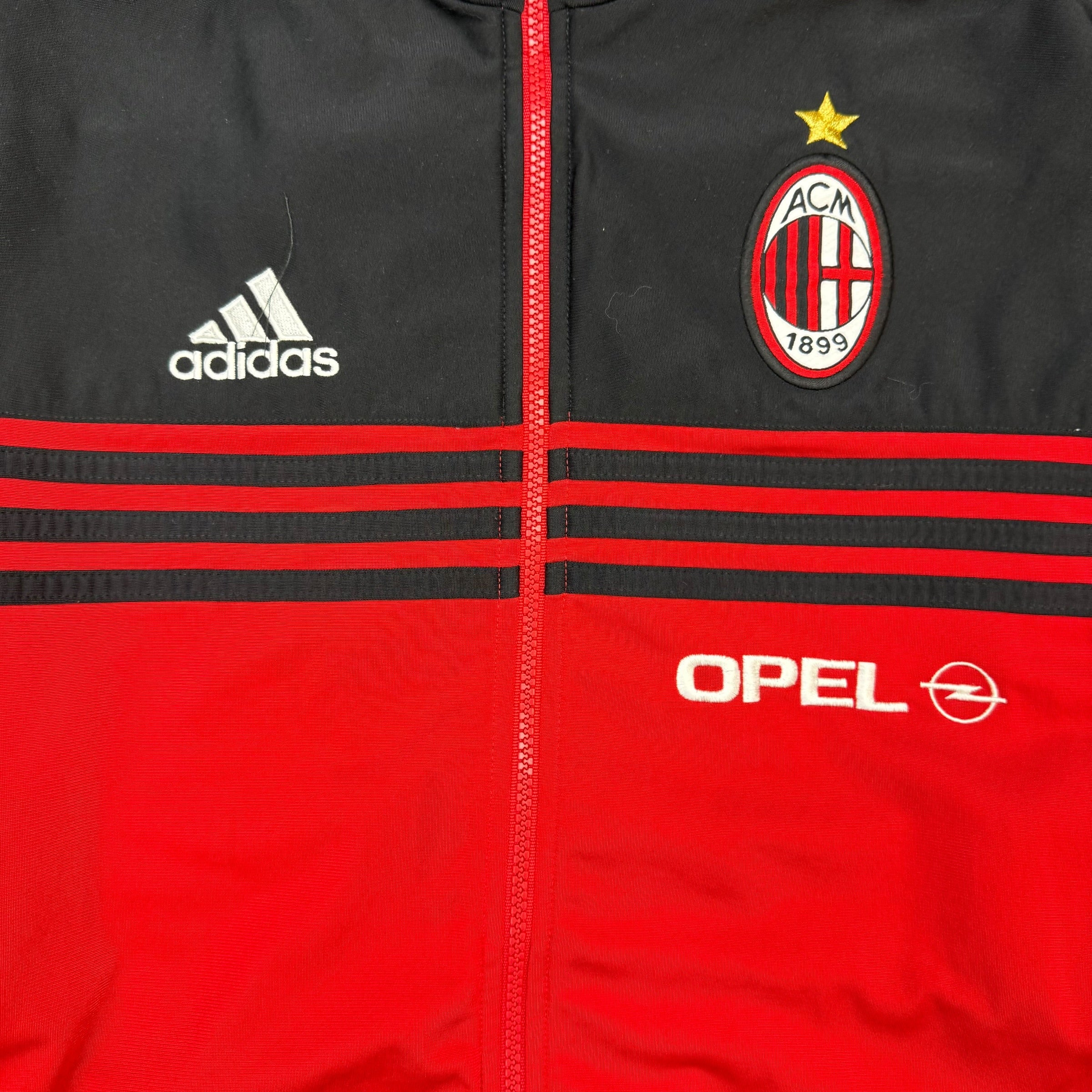 Vintage Adidas AC Milan Warmup Jacket Red/Black