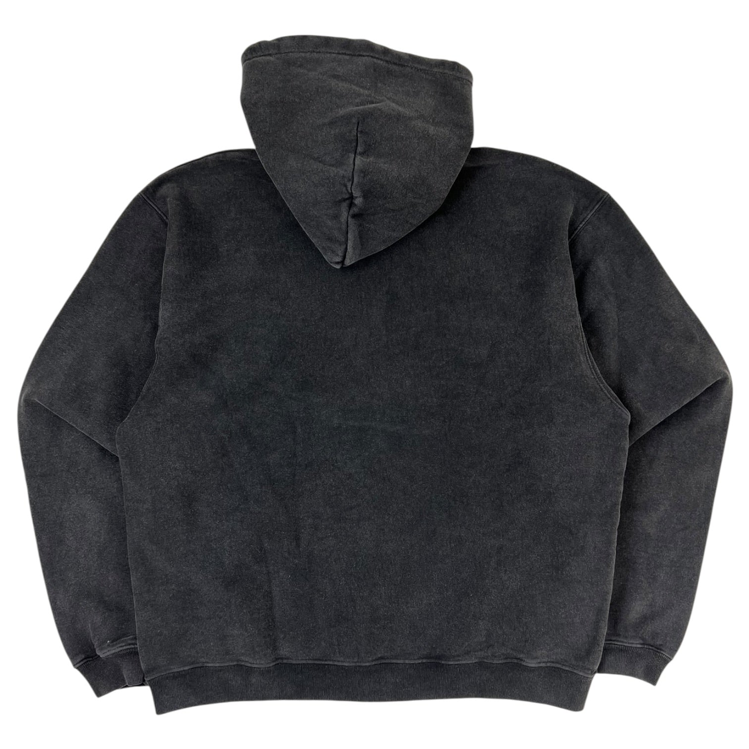 Stussy Faded Graphic Zip Hoodie Black Washed