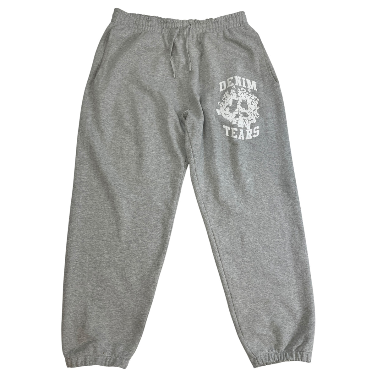 Denim Tears University Logo Sweatpants Grey