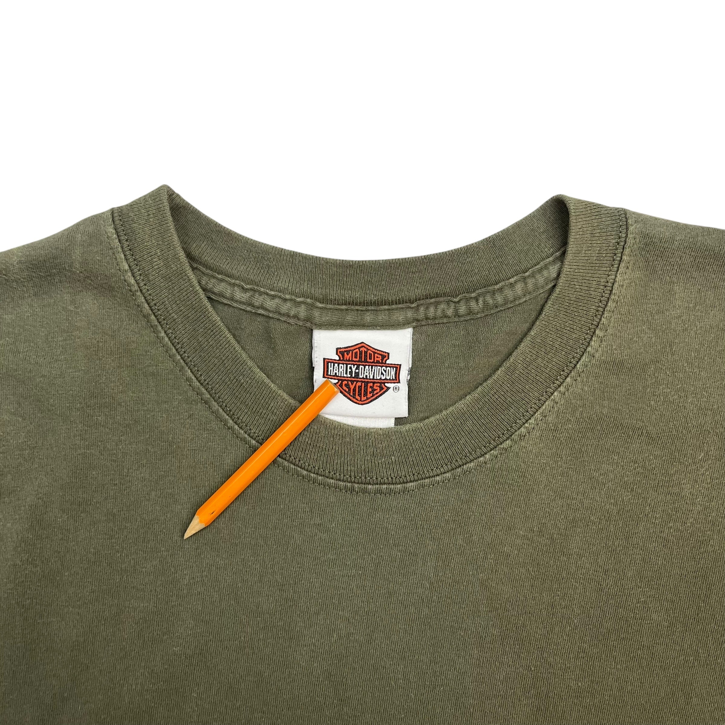 Vintage Harley-Davidson of Kauai Tee Army Green