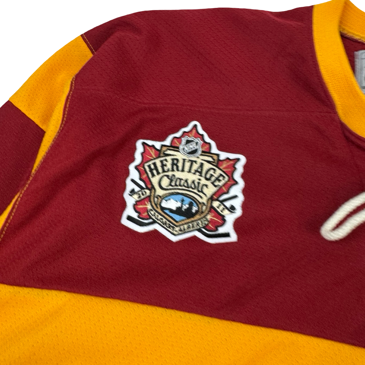 Vintage Reebok Calgary Flames Heritage Classic NHL Jersey
