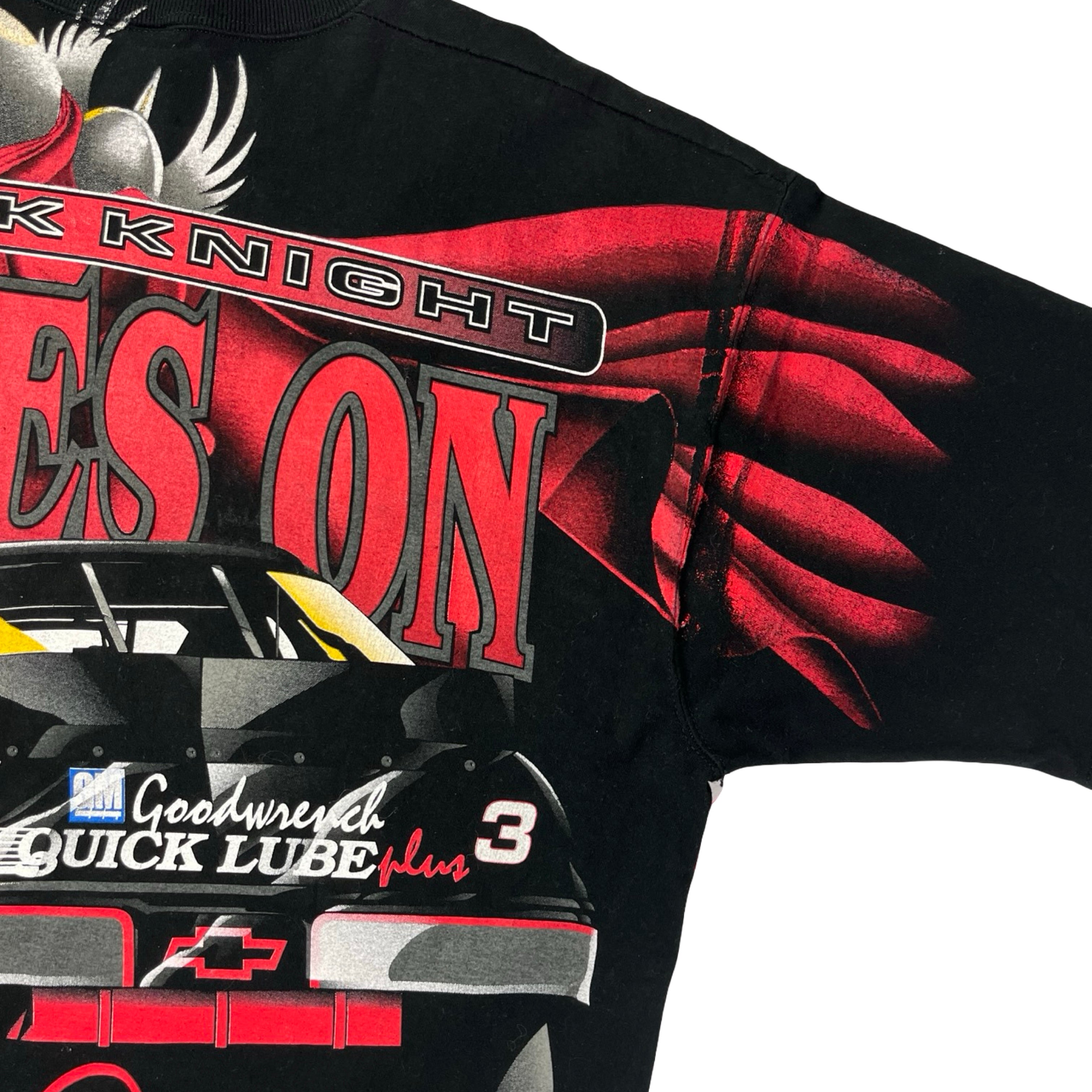 Vintage Dale Earnhardt Black Knight NASCAR AOP T-Shirt