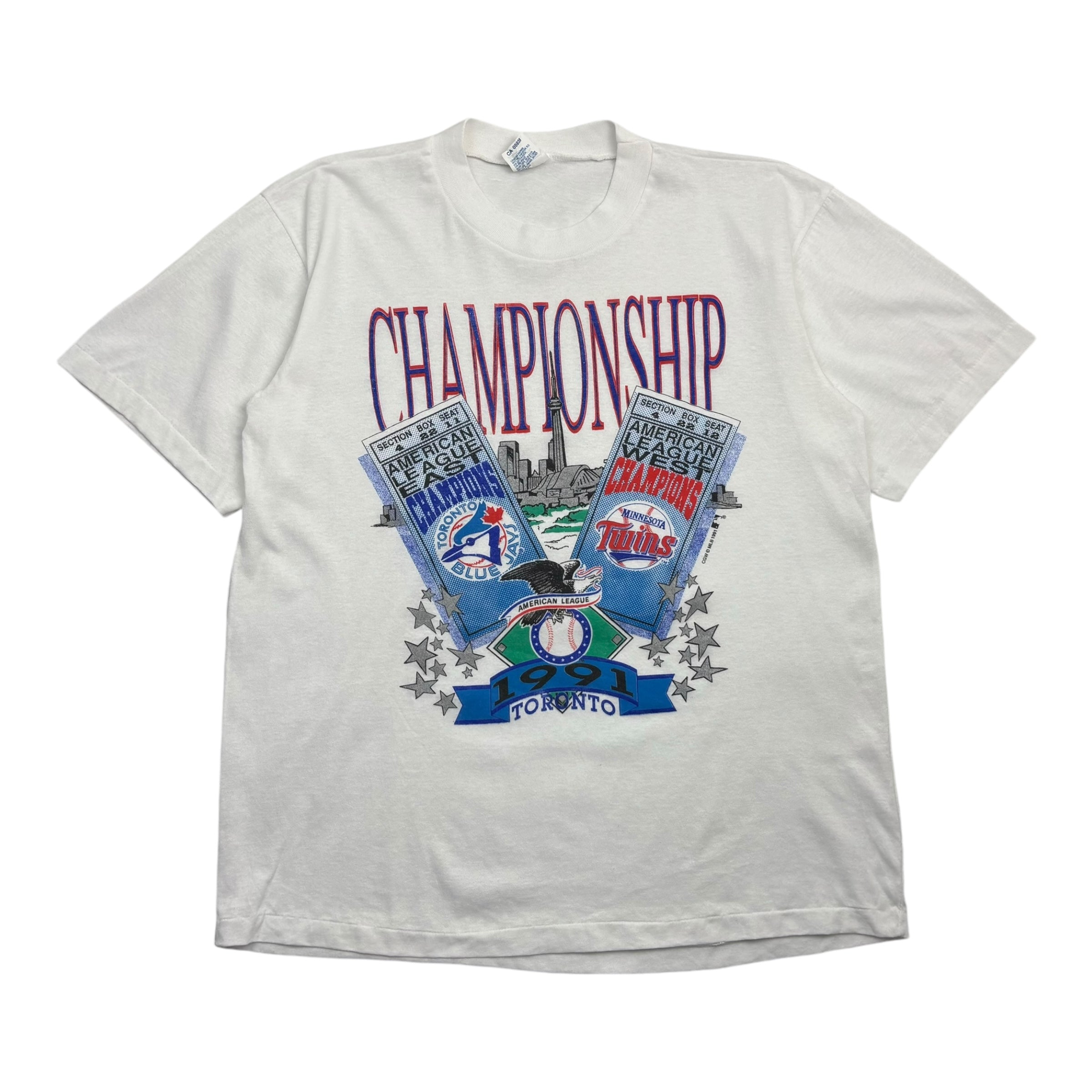 1991 Toronto Blue Jays American League Championship Tee